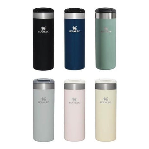 Stanley Aerolight Transit Mug crema metálica, resistencia para aventuras al aire libre.