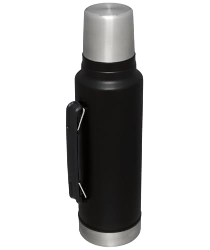 Stanley Classic botella termica, acero inoxidable duradero, lista para uso diario y viajes