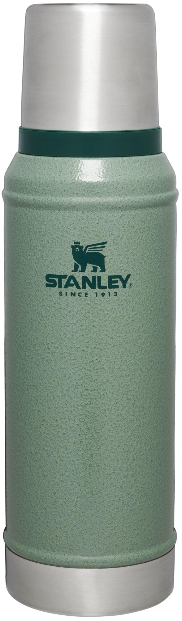 Stanley clásica con boca ancha facilita verter y llenar bebidas.