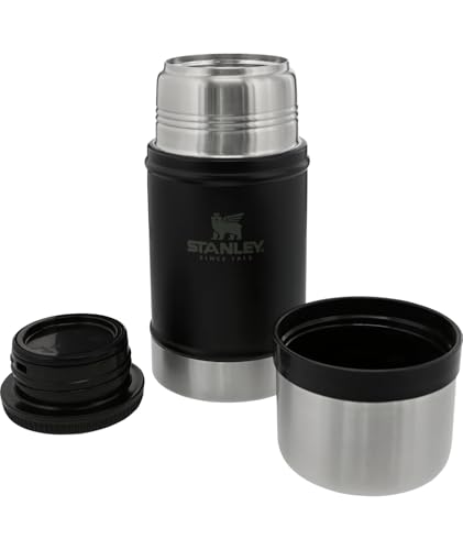 Stanley Classic Tarro de Alimentos, boca amplia para beber directo o usar filtros.