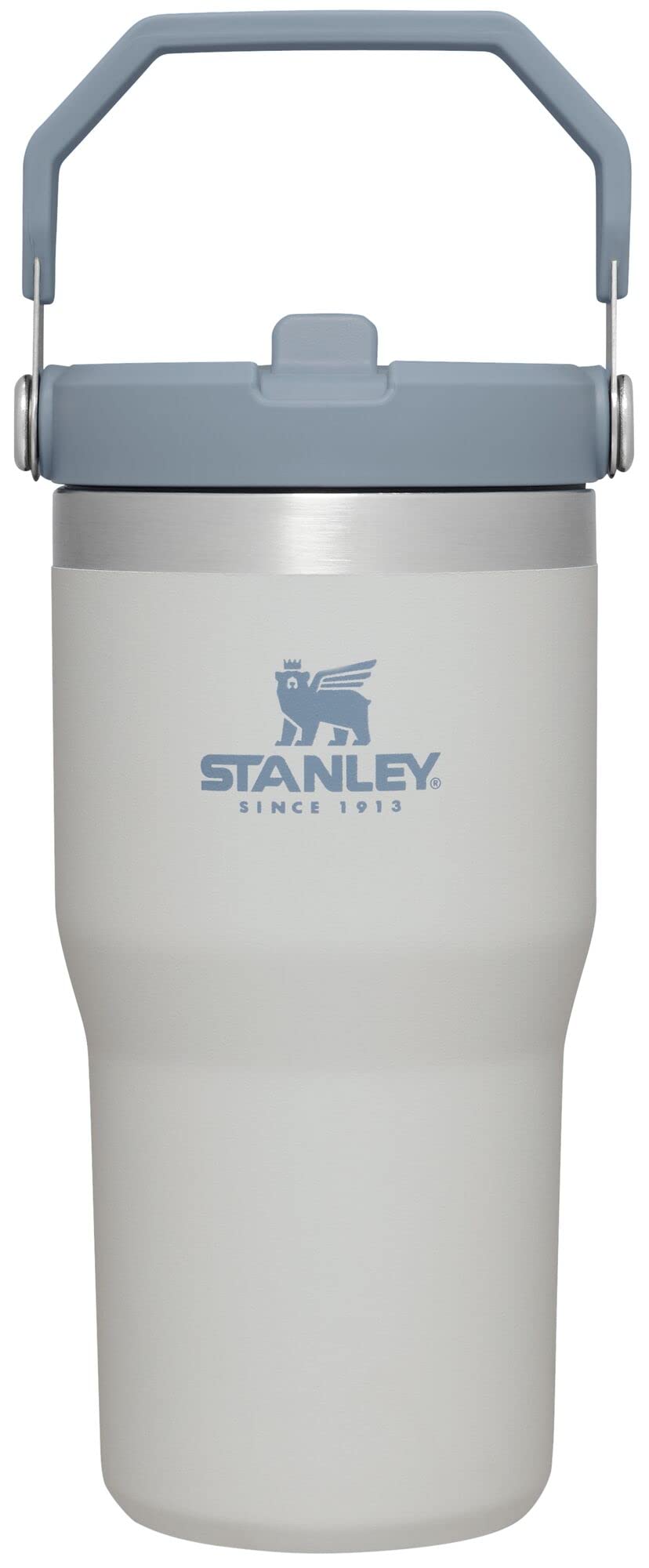 Stanley IceFlow Tumbler 20 oz con asa, ideal para llevar en el coche.