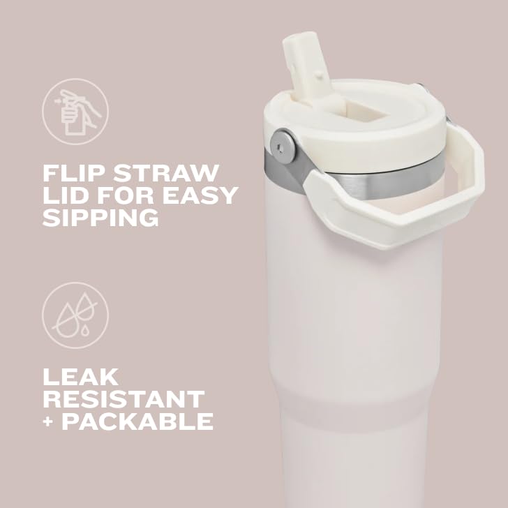 Stanley IceFlow Tumbler color Tigerlily, diseño vibrante