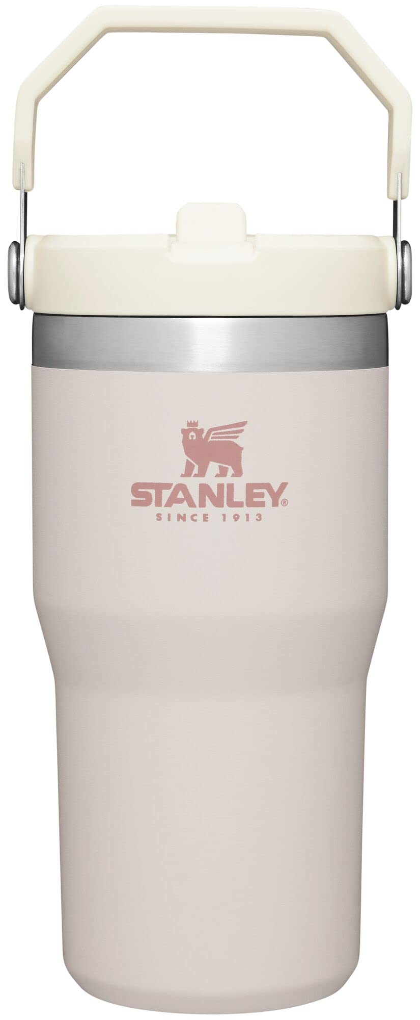 Stanley IceFlow 20 oz vaso Rose Quartz para hidratación diaria.