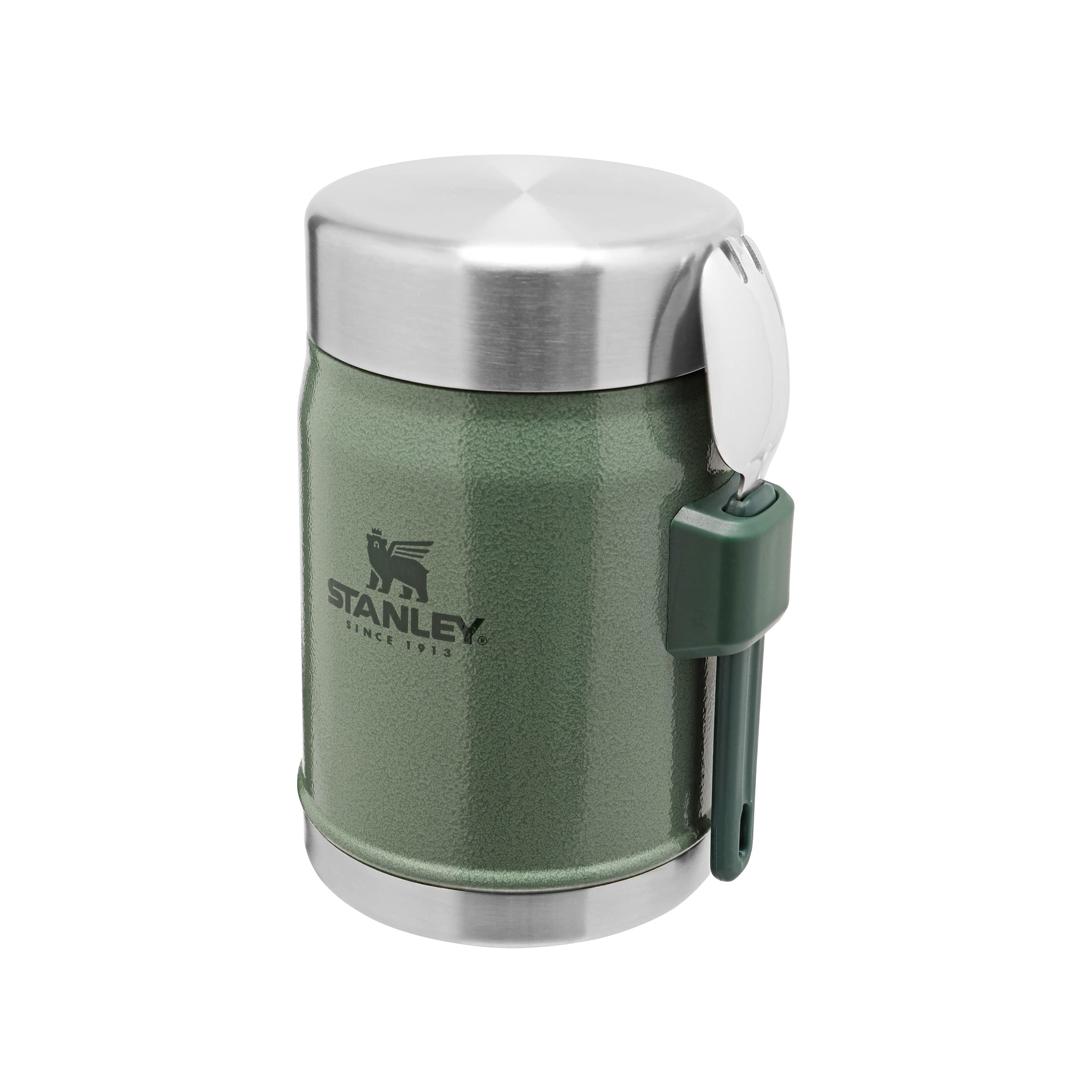 Stanley lata de alimento legendaria 040l con tenedor-cuchara integrado, ideal para comidas en ruta.