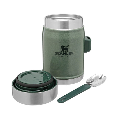 Stanley lata de alimento legendaria, duradera y resistente.
