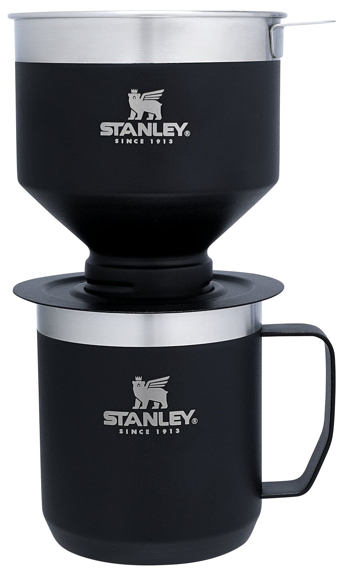 STANLEY Perfect Brew con taza de camping y tapa mantiene el café caliente