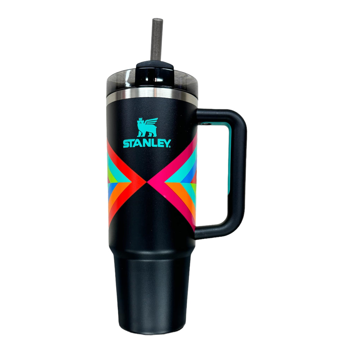 Stanley Quencher H2.0 FlowState, vaso térmico de acero inoxidable de 40 oz, mantiene bebidas frías por horas.