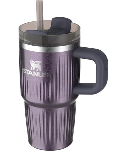 Stanley Quencher H2.0 con tapa FlowState de tres posiciones para sorbos controlados y anti derrames.
