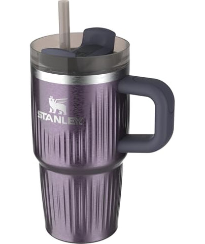 Stanley Quencher H2.0 con tapa FlowState de tres posiciones para sorbos controlados y anti derrames.