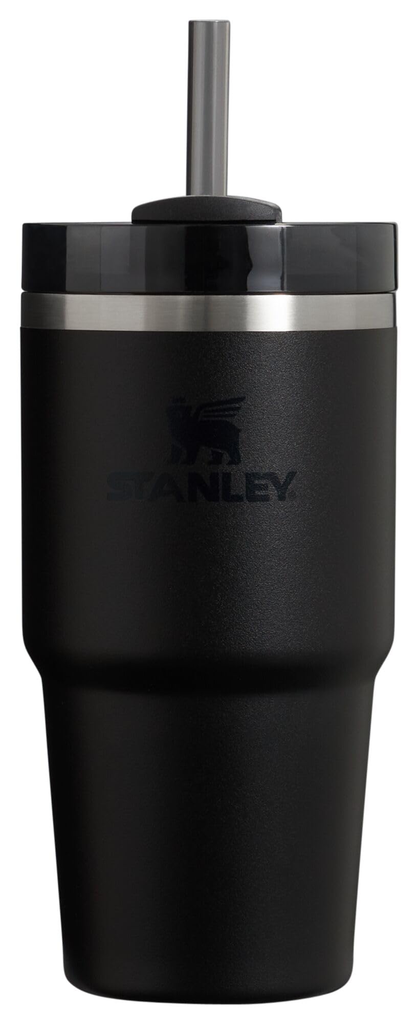 Stanley Quencher H2.0 con tapa FlowState: tres posiciones para beber sin derrames.
