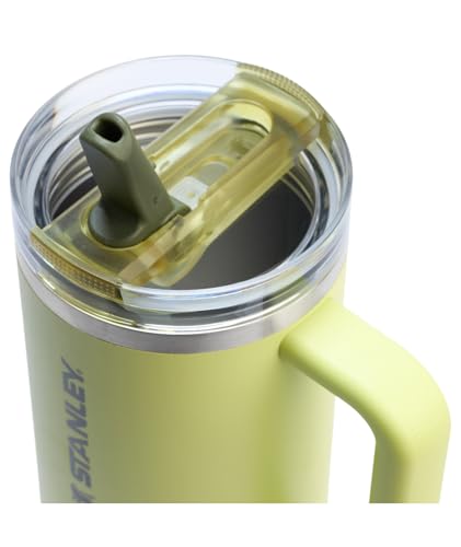 Stanley Quencher ProTour en lichen, agarre cómodo para transporte diario.