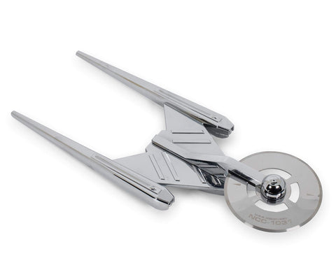 Cortapizza Star Trek Discovery Crossfield con hoja de acero inoxidable para cortes precisos.