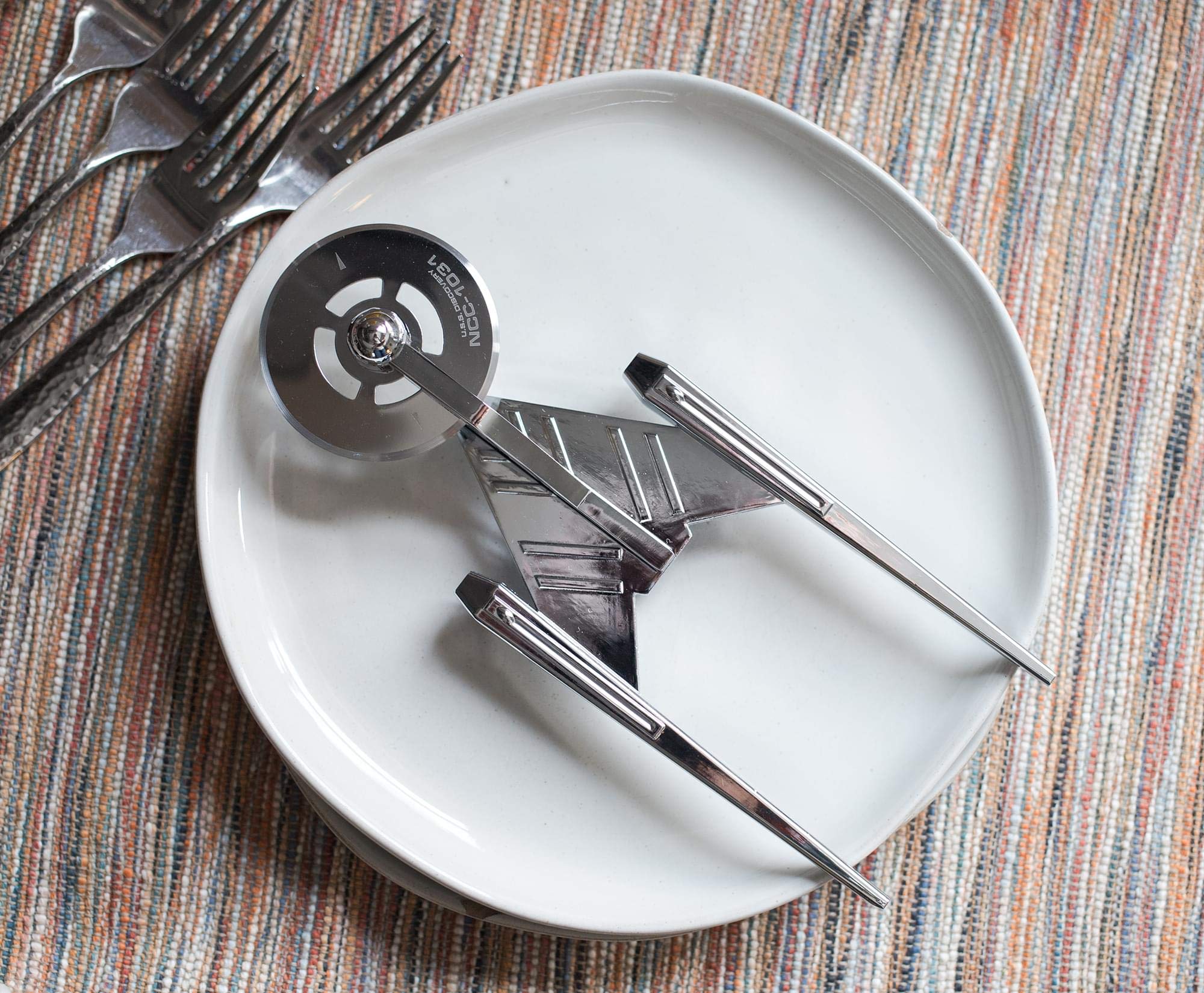 Regalo temático Star Trek para fans que aman cocinar.