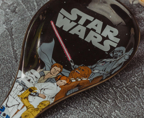 STAR WARS reposacucharas cerámico con Chewbacca, diseño robusto para uso diario.