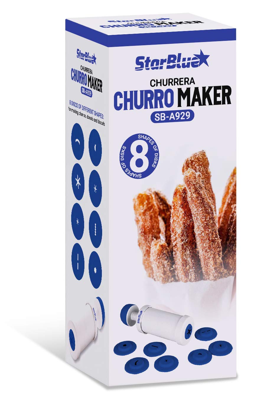 StarBlue Churrera: apto para lavavajillas, limpieza segura tras preparar meriendas.