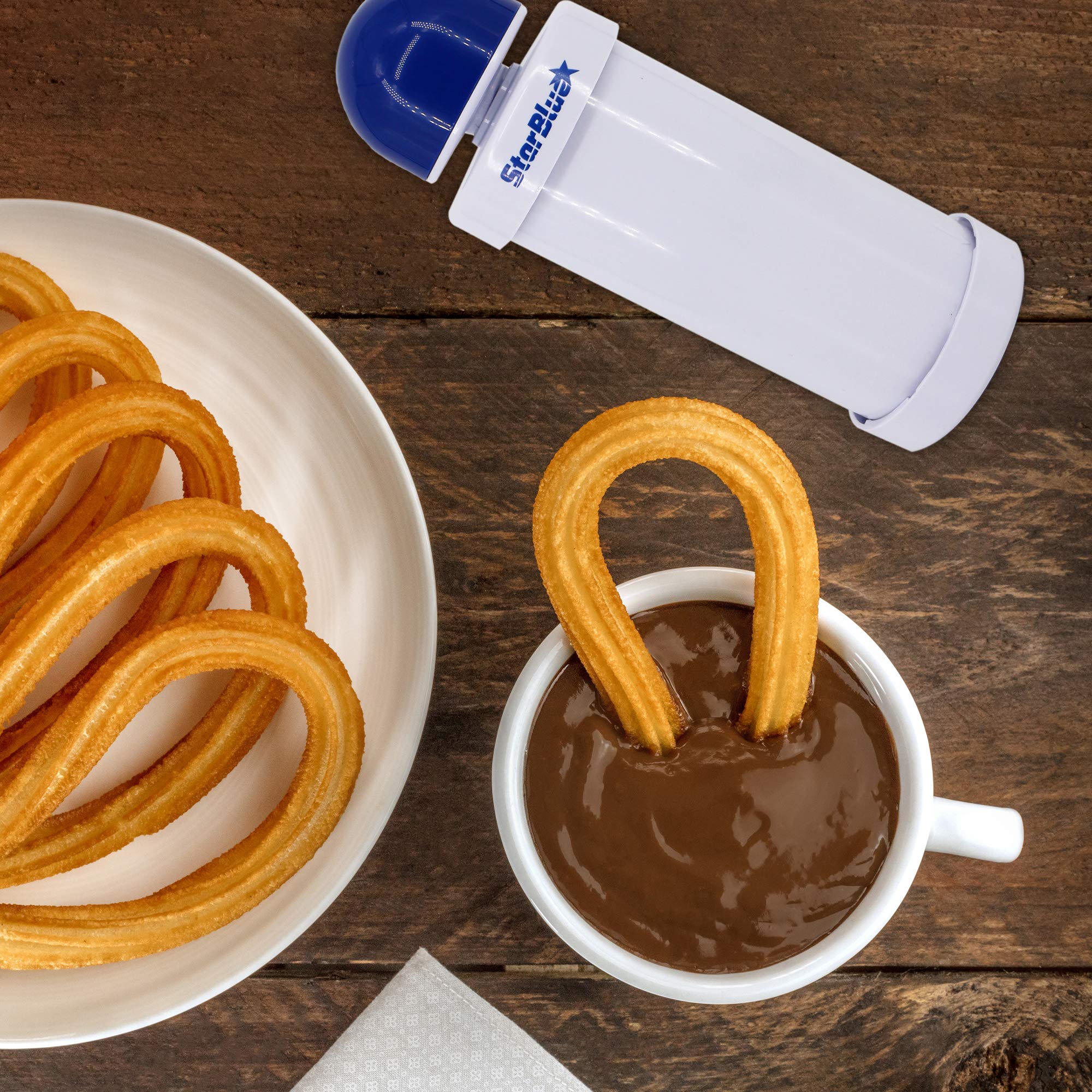 StarBlue Churrera: cuerpo de ABS de alta calidad para durabilidad.
