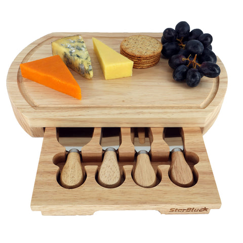 StarBlue tabla queso madera roble, duradera para uso diario