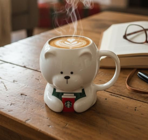 Starbucks Bearista: taza de 12 oz perfecta para café, té o chocolate caliente.