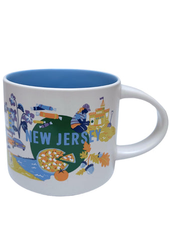 Starbucks Serie Descubrimiento Nueva Jersey, taza cerámica 14 onzas para bebidas calientes.