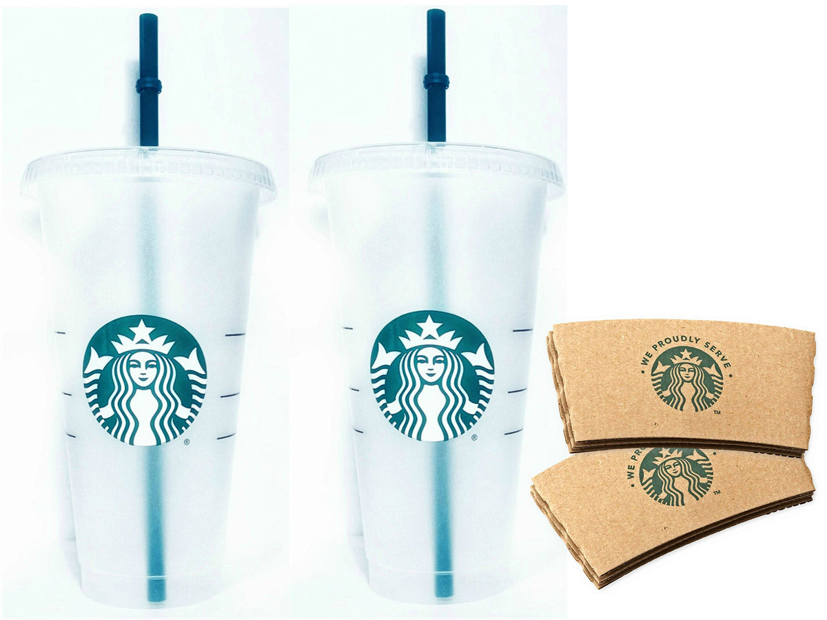 Vaso Starbucks Frosted Ice de 24 oz para bebidas frías, ideal para casa o viaje