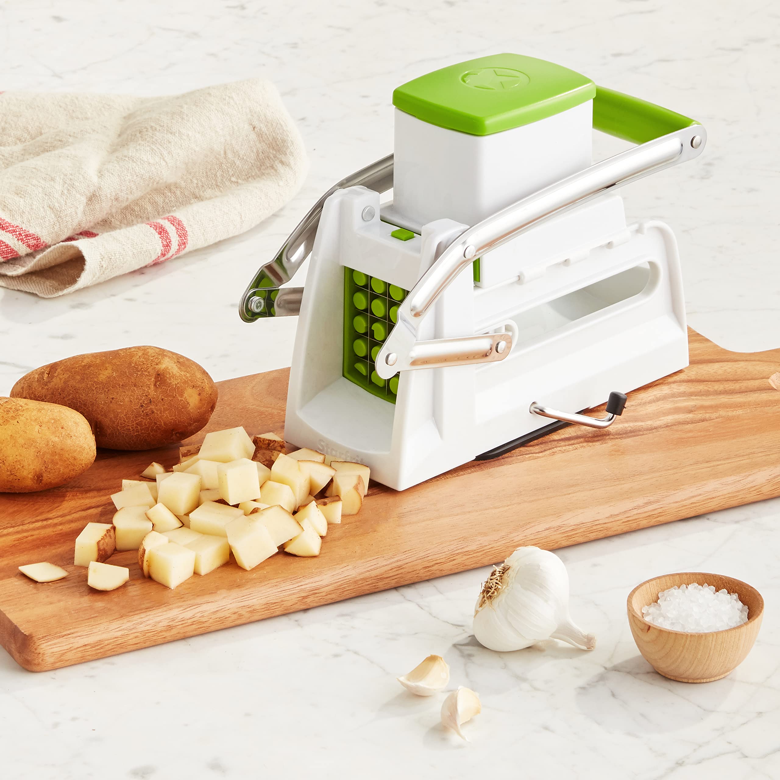 Starfrit cortador-pro tres-en-uno para papas fritas caseras.