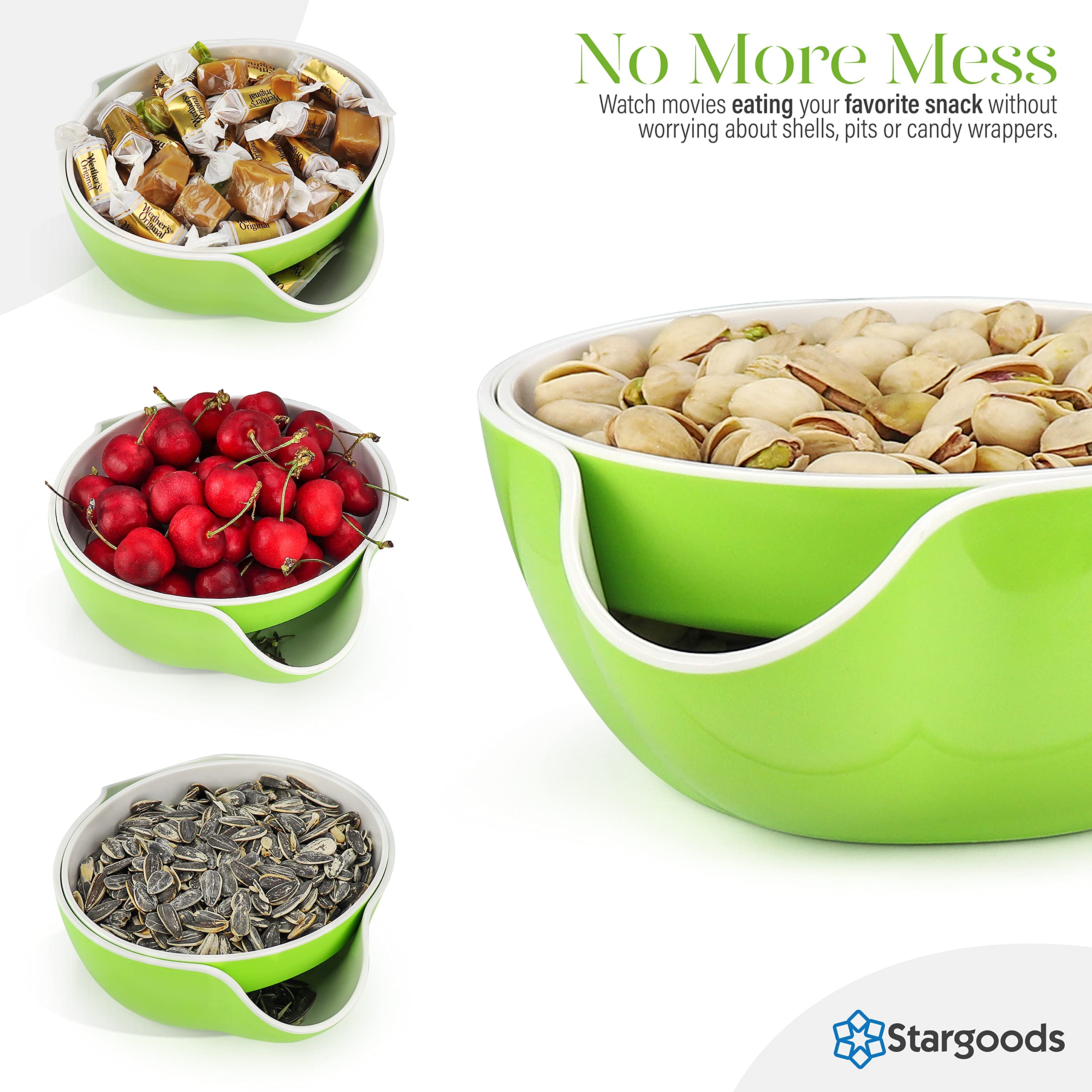 Stargoods Bol Pistacho: ideal para frutas, aceitunas y otros snacks