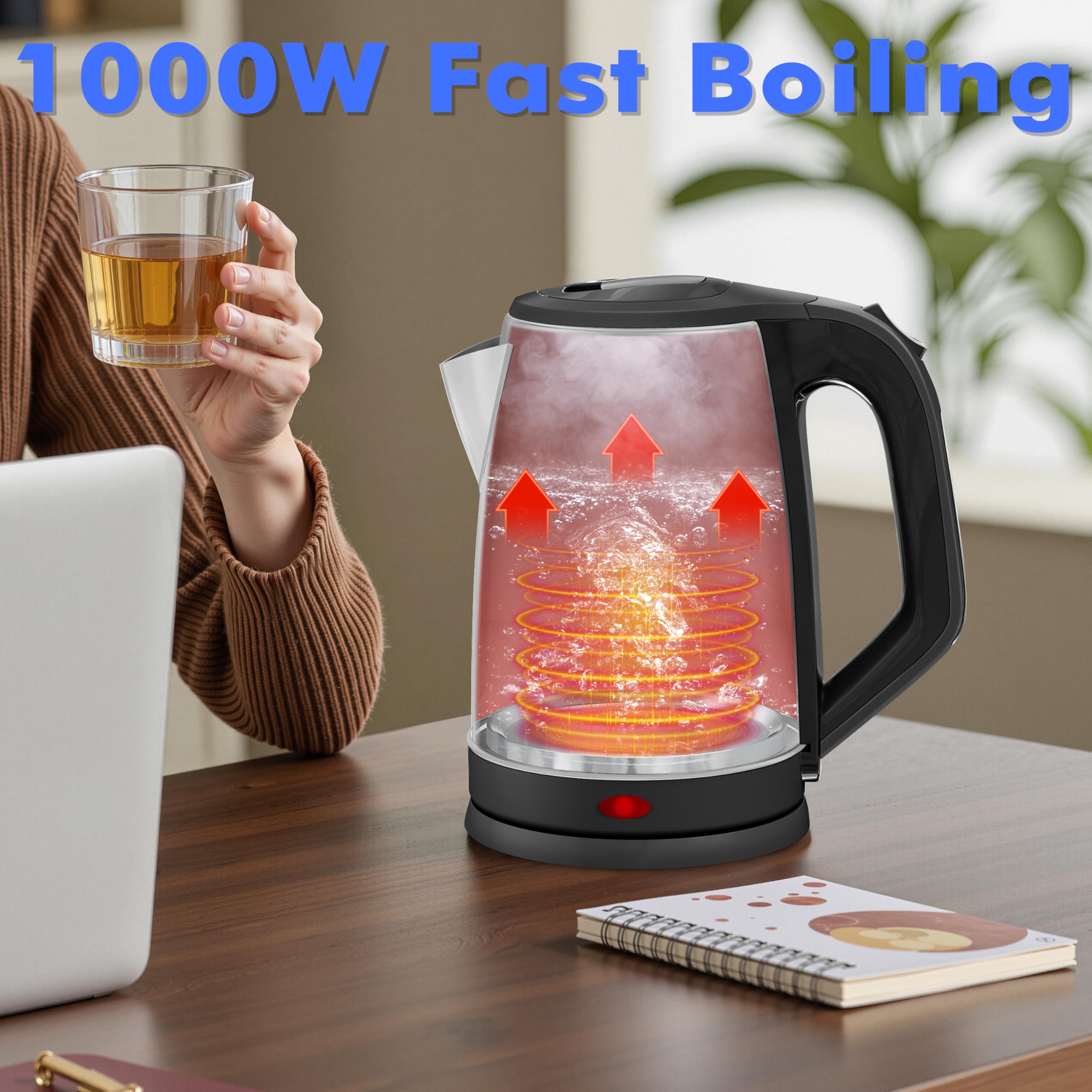 Stariver agua caliente rápido con 1000W para café y té.