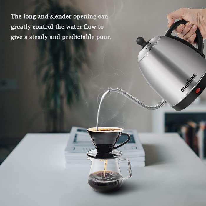 Stariver interior de acero inoxidable sin plástico para bebidas más puras.