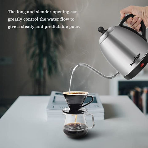 Stariver interior de acero inoxidable sin plástico para bebidas más puras.