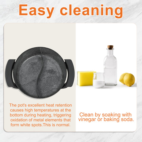 Stariver olla ideal para reuniones familiares con fondue y shabu shabu.