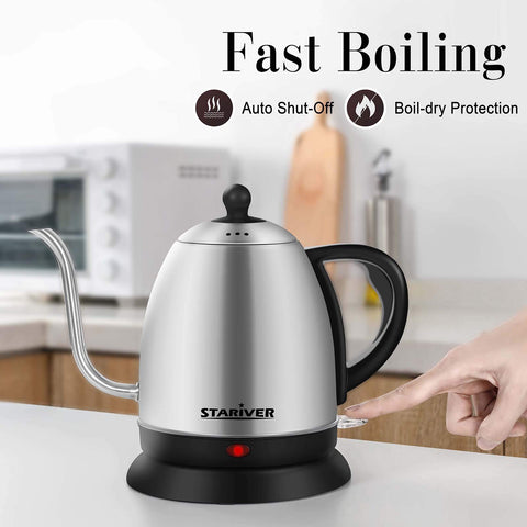 Stariver uso doméstico para té y café con vertidos controlados.