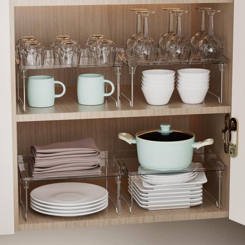 STARLATTA estante para cocina plegable optimiza almacenamiento en encimera.