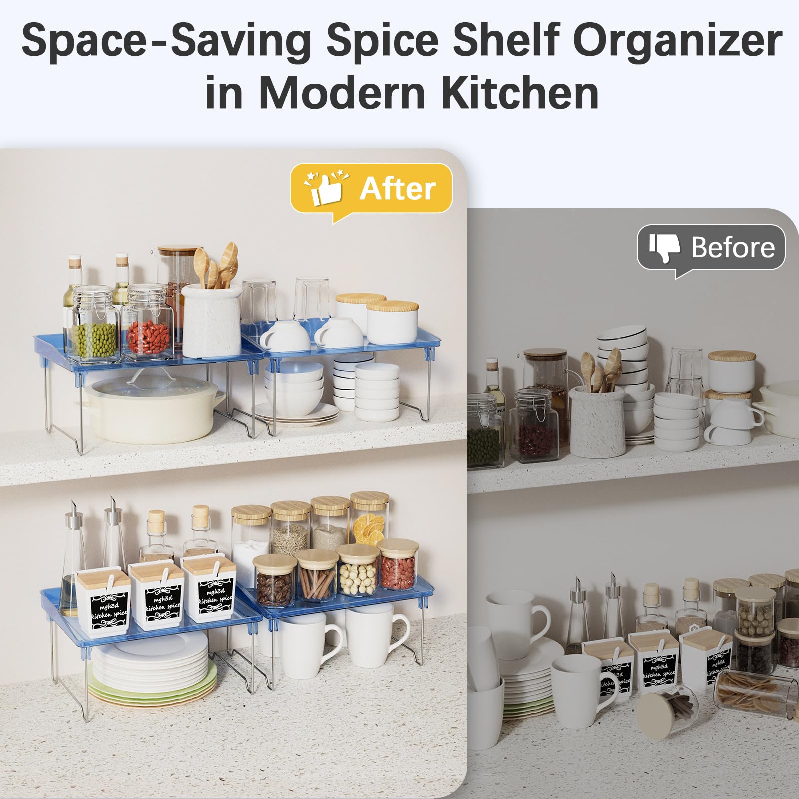 STARLATTA organizador acrílico para baño, mantiene cosméticos ordenados y al alcance