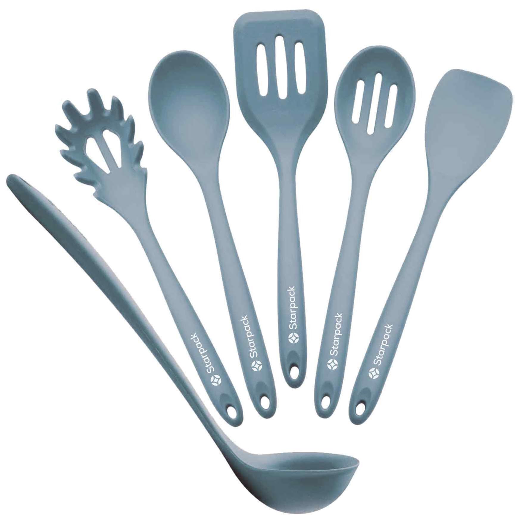 StarPack espatula XL de silicona para cocinar sin rayar sartenes antiadherentes