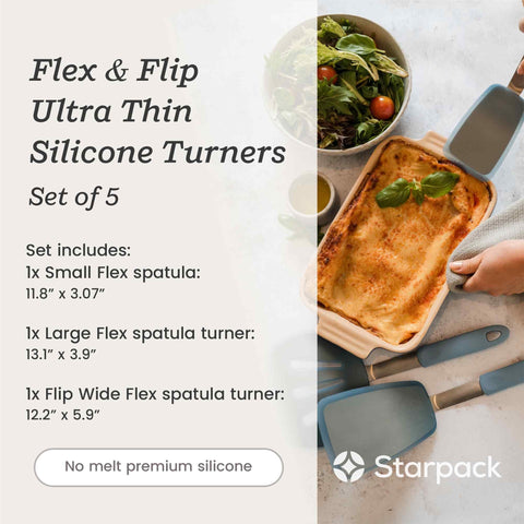 StarPack Home Flex & Flip espátula con mango ergonómico para mayor control