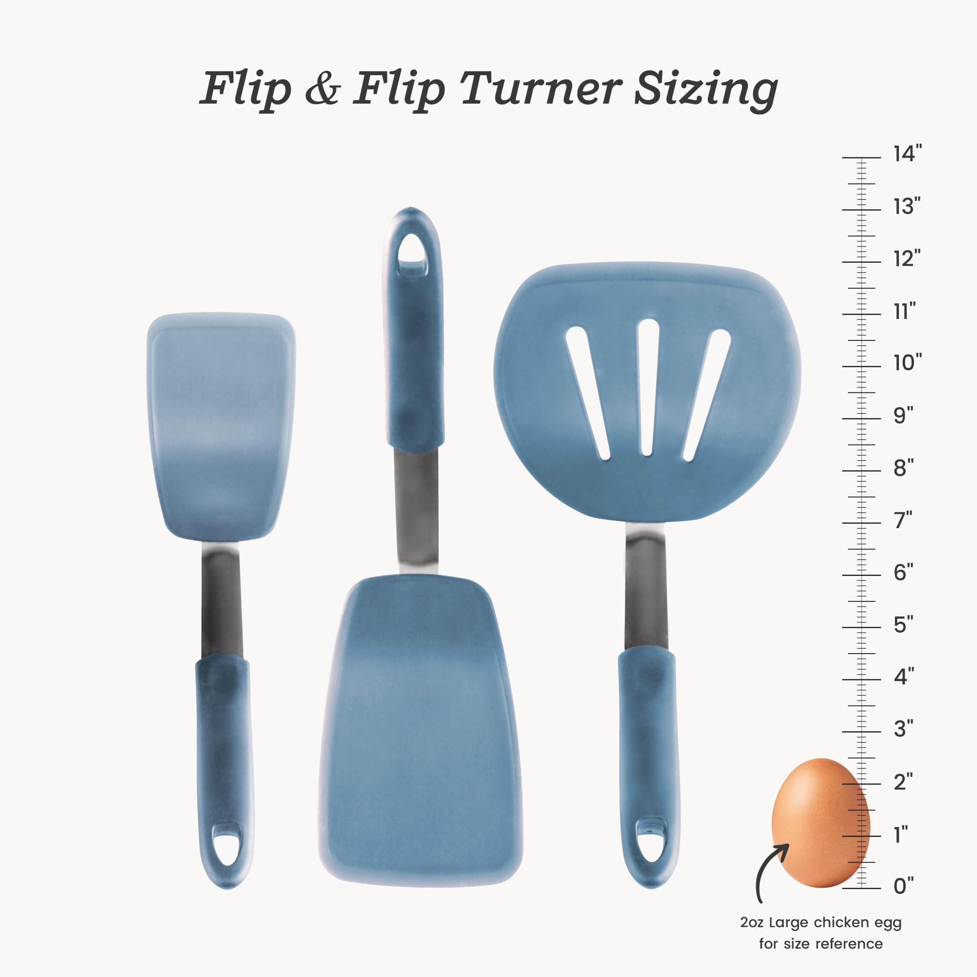 StarPack Home Flex & Flip espátula con núcleo de acero inoxidable y recubrimiento de silicona