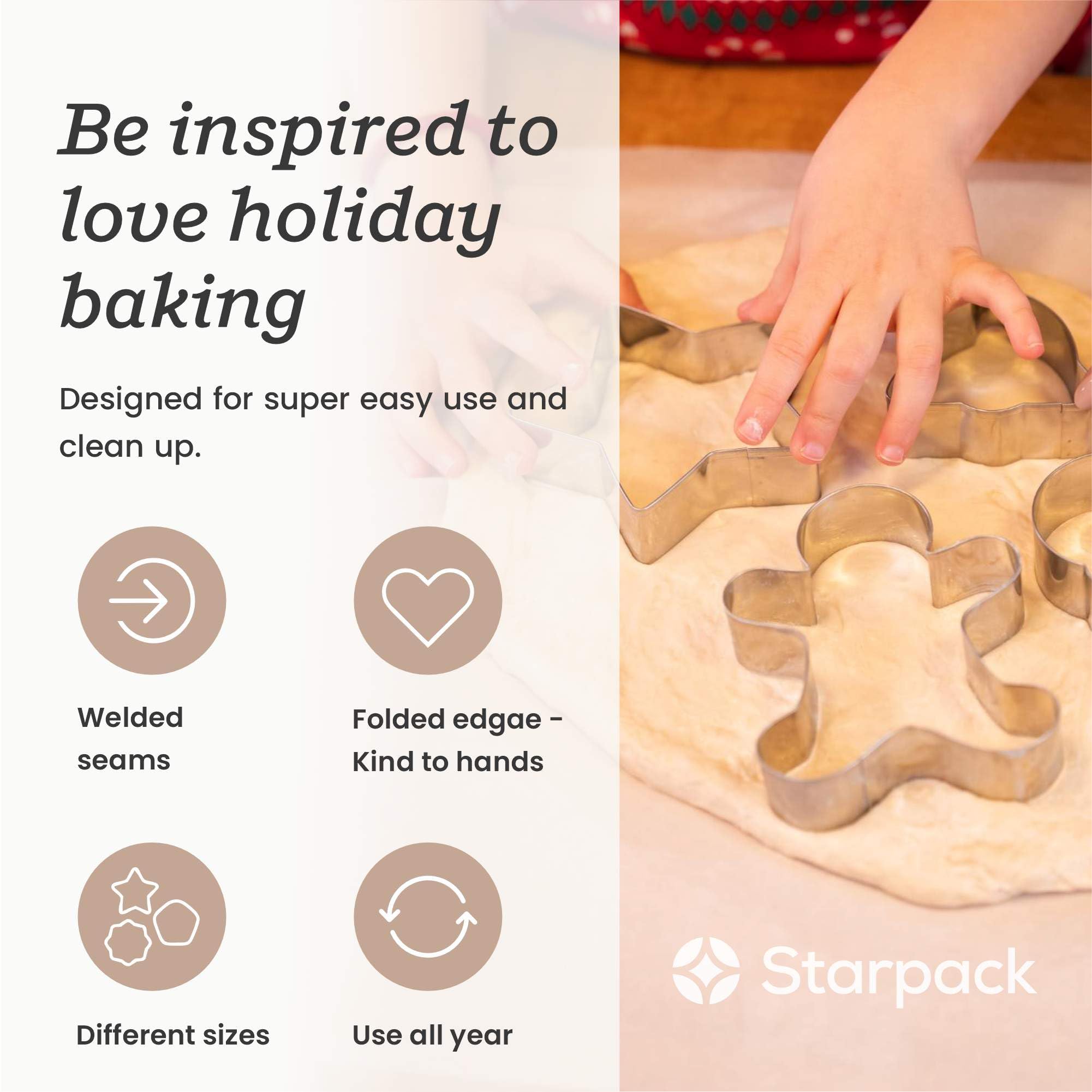 StarPack Home cortador ángel para galletas fáciles