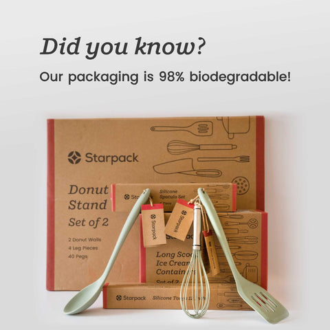 Empaque 98% a base de plantas para StarPack Home.