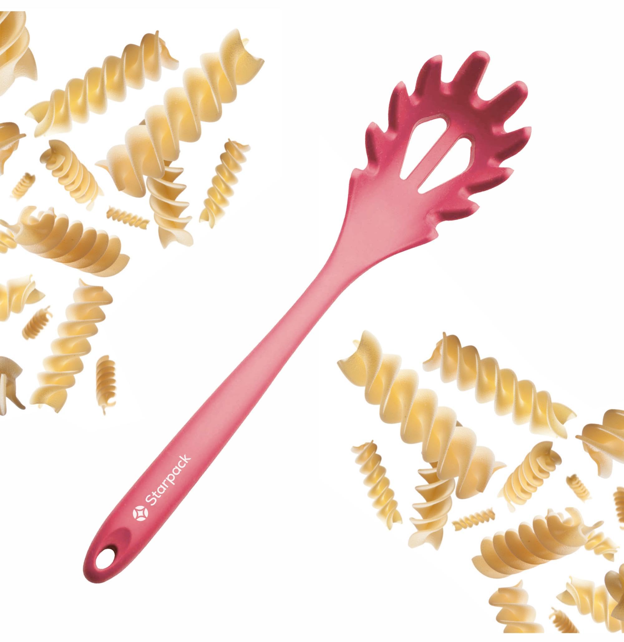 StarPack Home tenedor pasta xl con dientes para un agarre cómodo.