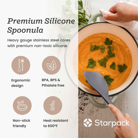 StarPack Home Todo en Uno resistente al calor 600°F para cocinar con seguridad