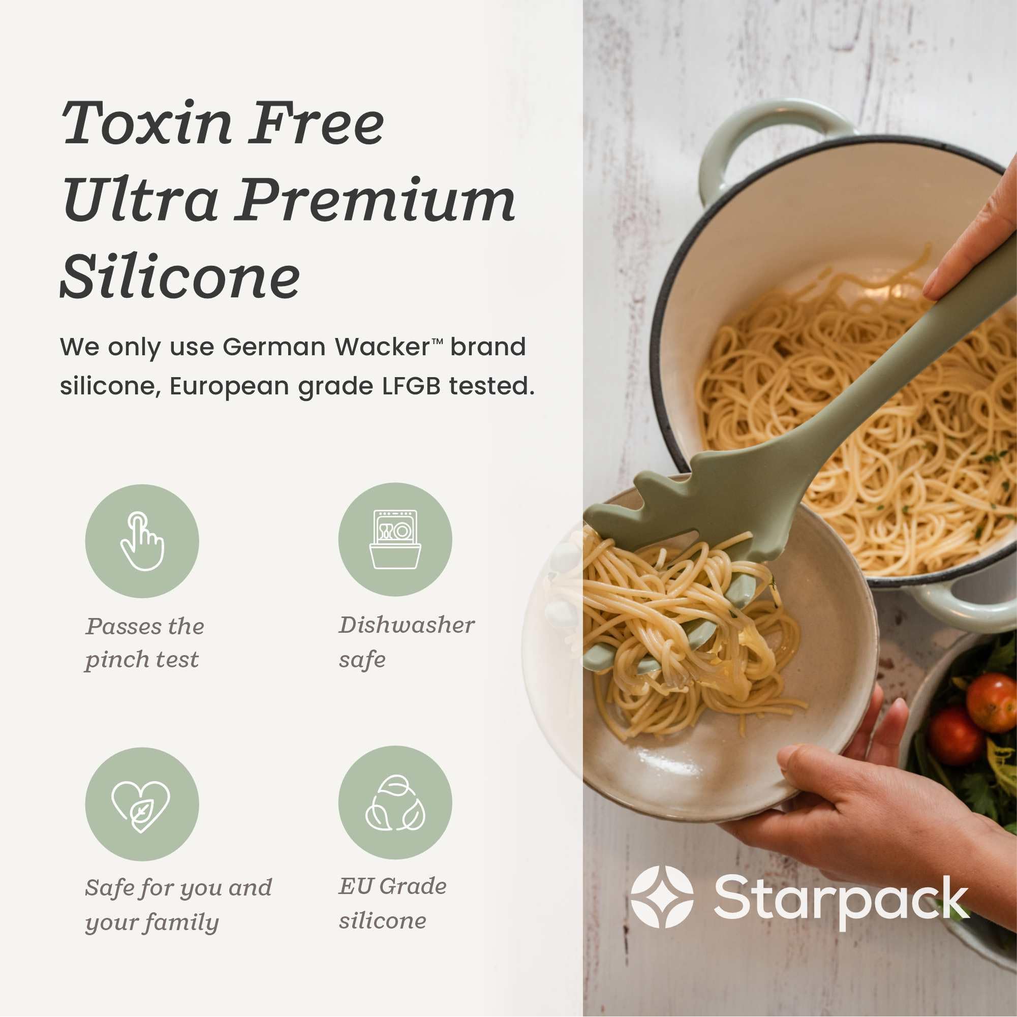 StarPack Home utensilios en colores vivos para cocinar con estilo