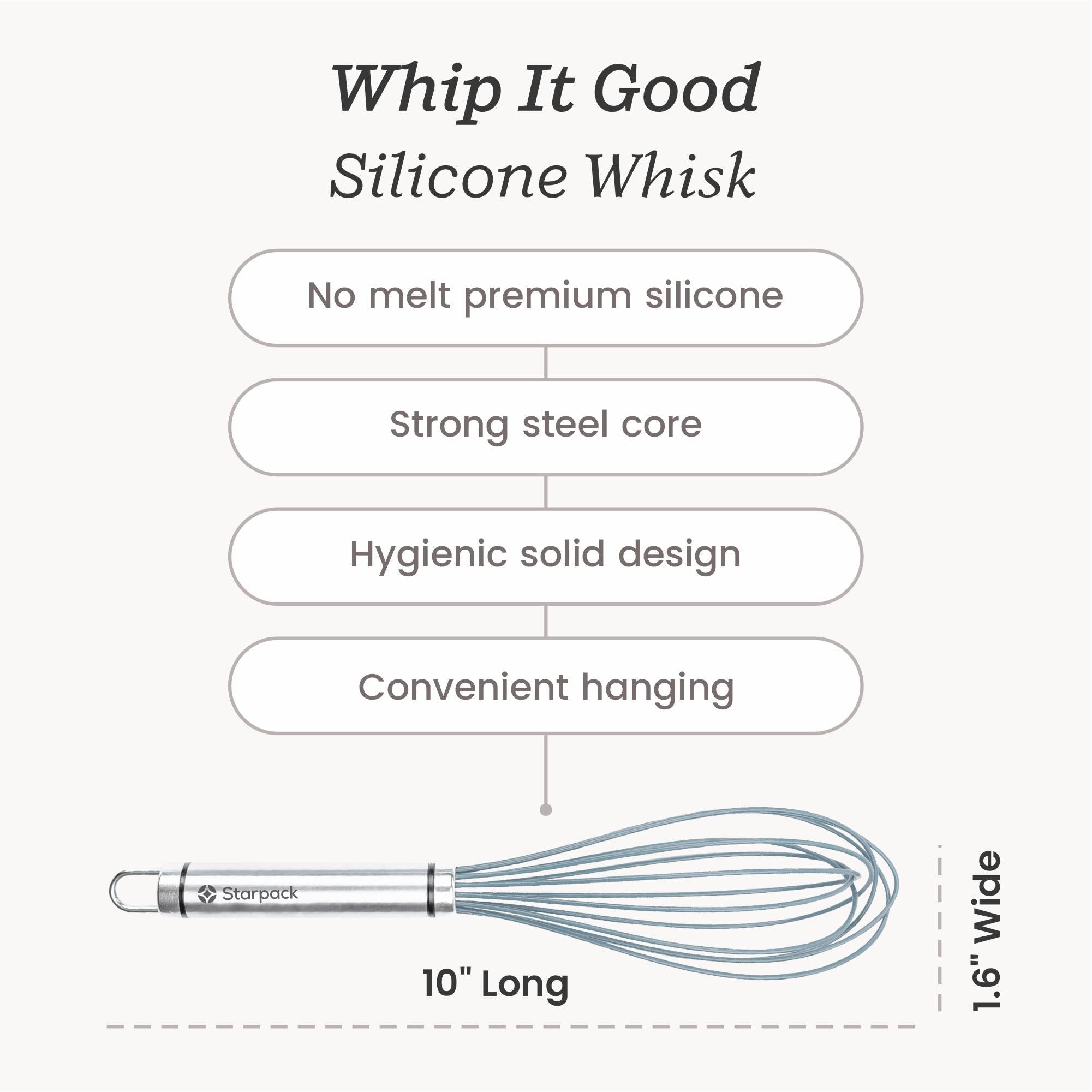 StarPack Home Whip it Good resistencia al calor de 600°F