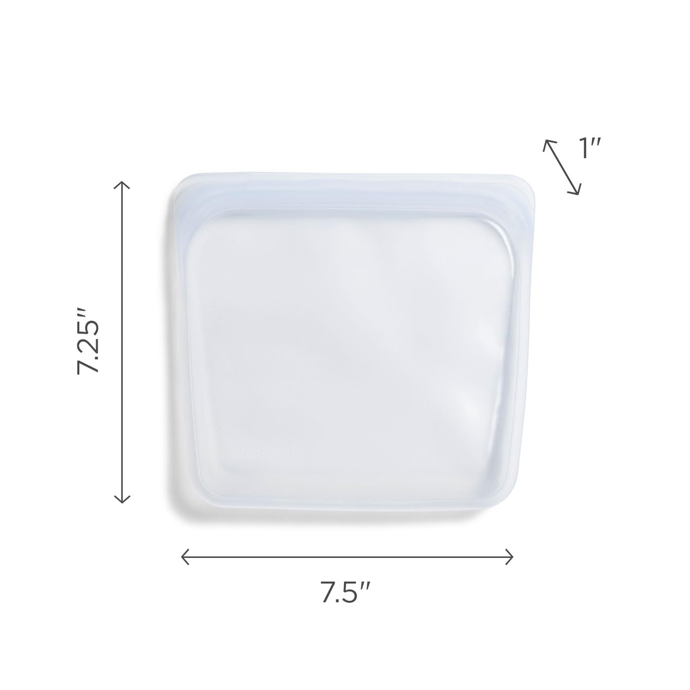 Stasher apta para microondas y horno hasta 425°F.