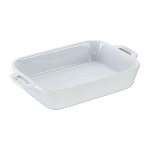 Bandeja cuadrada STAUB 9x9 con tapa, mantiene el calor para servir.
