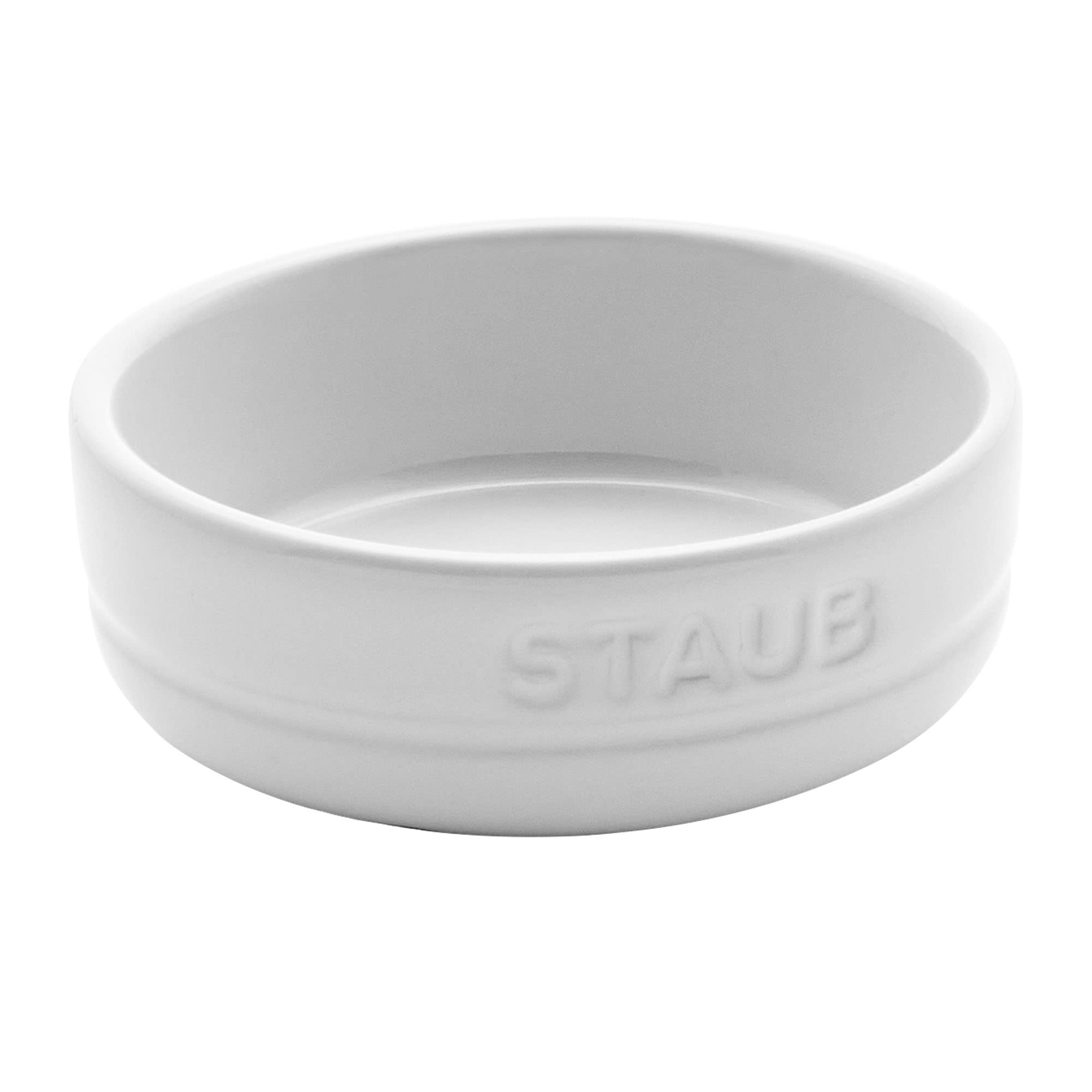 Conjunto STAUB de 4 piezas en cerámica blanca para comidas diarias.