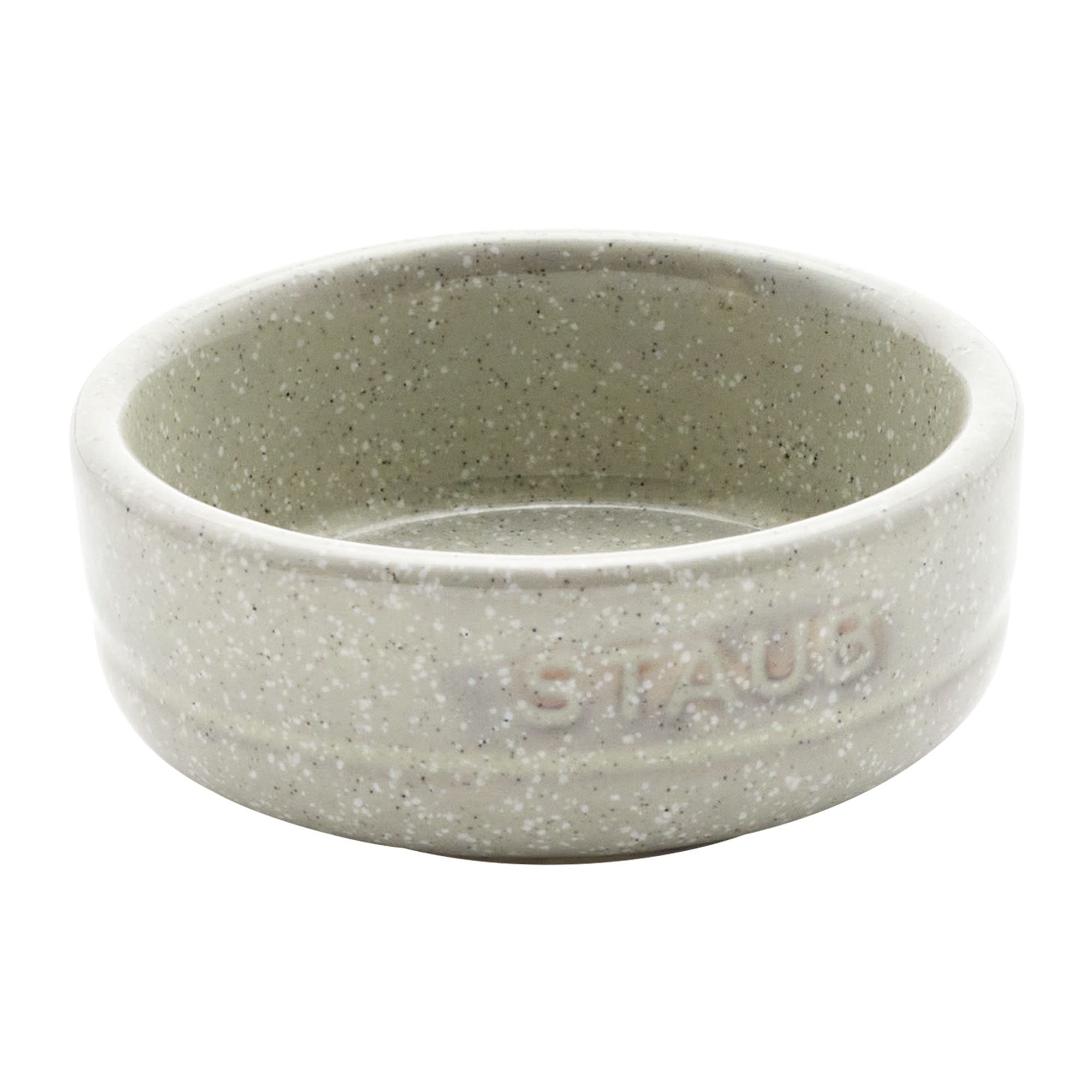 STAUB plato de cena en blanco trufa, duradero y apto para uso diario.