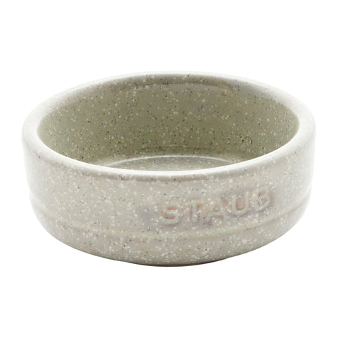 STAUB plato de cena en blanco trufa, duradero y apto para uso diario.