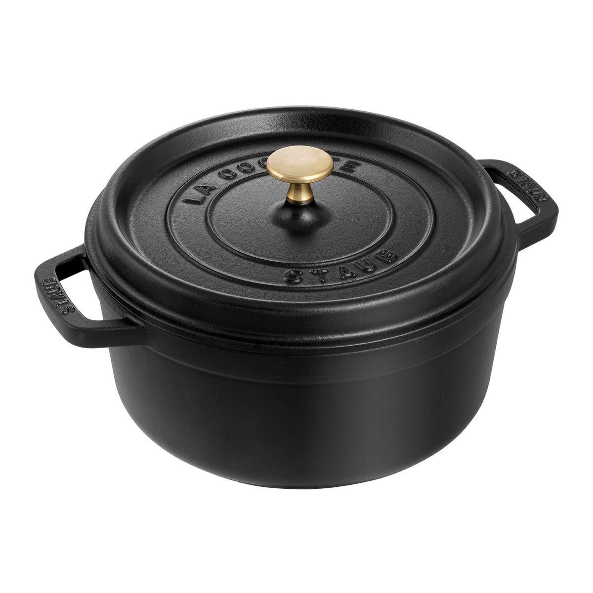STAUB cocotte 4qt en hierro fundido para cocción lenta y uniforme