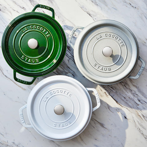 Diseño elegante Staub Basil para llevar de cocina a mesa