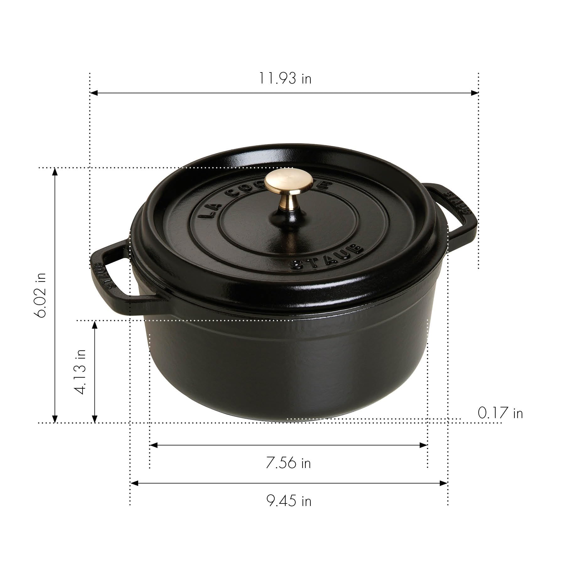 Interior esmaltado mate de STAUB, superficie antiadherente natural